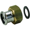 System coupling Series: 476 20 Type: 3332KE Stainless steel Suitable for: Regulating valve KIWA Internal thread (BSPP)/Mapress